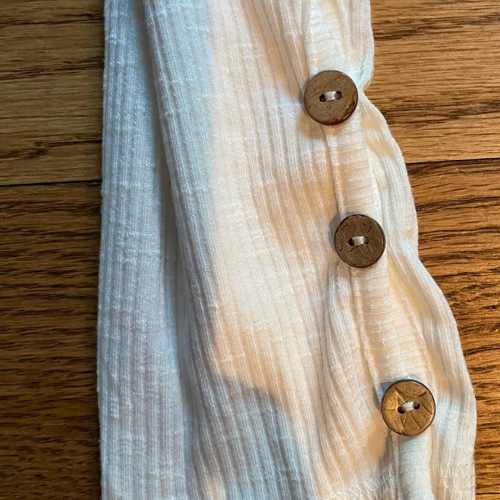 Kissfix Ribbed Button-Detail Henley - Picture 5 of 5